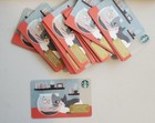 Lot Of 25 Cards Htf 2017 Starbucks Cat Eyeing The Cute Gold  Fish Gift Card 