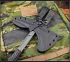 Rmj Tactical Tomahawk Kestrel Feather Tungsten Body Dirty Olive G10 Kydex Sheath