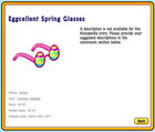 2011 Webkinz Spring Celebration Milk Chocolate Egg  Eggcellent Spring Glasses