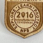 2016 Happy 100th Birthday Junior Ranger Wood Badge National Park Service Centinn