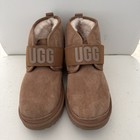 Ugg Neumel Ii Chestnut Graphic Slip-on Suede Boots -  1110703  Sz  W6