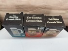 Avon 1982-1983 Ceramic Steins Sporting Car Classics Tall Ships 3 Pack Bundle