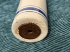 Antique Blue Band Salt Glaze Stoneware Rolling Pin Barrel No Handles Primitive