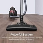 Bagless Canister Vacuum Cleaner  Lightweight Vac For Carpets And Hard Floors  Re