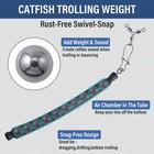 Dragging Weights For Catfishing Trolling  Drifting Sinkers  4  Black