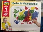 Crayola My First Fingerpaint Kit Washable Paint Set 14 Pieces 12m  Create Craft