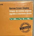 Bostitch Sx 7 32    W X 7 8    L 18 Gauge Narrow Crown Staples 5000 Pk