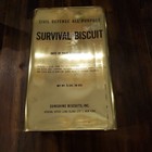 New Vintage Us Civil Defense All Purpose Survival Biscuit 5lb 14oz Sealed 1962