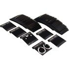 100 Pcs Black Earring Display Hang Flocked Cards 2 X 2 Inch Jewelry Hanging Card