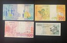 Belgium 500-200-100-20 Francs  Banknote 1964-2004