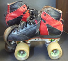 Antik Ar1 Roller Derby Skates Size 5 Revenge Plates Poison Wheels   Extras