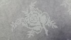 75ft White Fabric Rose Print Wedding Aisle Runner
