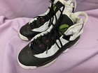 Nike Air Jordan 6 Rings Gs Youth Sz 4 5us Black Red White 323419-008  Very Good 