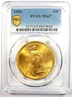 1924 Saint Gaudens Gold Double Eagle  20 - Pcgs Ms67  gem Bu  -  15 000 Value