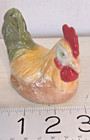 Vintage Hand Painted Japan Rooster Chicken Figurine 3 Inches Tall