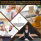 528 Hz Tuning Fork With Reflex Hammer For Healing Chakra Set aluminum 528hz