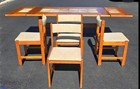 Modern Teak Dining Table By Gangs   M  bler A s     Chairs  By Skovby M  belfabrik