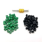 100 Pcs Quick Coupler Charging Gaskets  Rubber Manifold Hose Sealing O-rings 