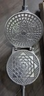 Norpro Vintage Pizzelle Iron Traditional Waffle Cookies New With Box