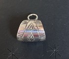 Navajo Stamped Sterling Silver Bail