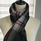 Vtg New Without Tags Banana Republic 100  Cashmere Thick Shawl Scarf Plaid Warm