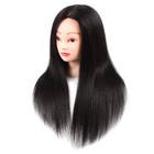 Mannequin Training Head With Real Hair For Hairdressing Hairstyles Practice Doll