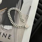 Gucci Trademark Engraving Mens 925 Sliver Bracelet