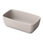 Stoneware Loaf Pan 8 75 X 4 75 Inch Porcini Taupe Glazed Ceramic Baking Dish