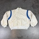 The Beach Boys World Tour Jacket Mens Medium White Flaws Vintage Usa Preowned