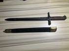 Italian Model 1891 Carcano Bayonet Knife And Scabbard  no Manufacturer Stamp 
