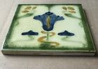 Antique Boote - Art Nouveau Majolica Tile C1900