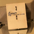 Rare New Beau Vintage Sterling Silver Horn Charm Pendant  lotb 