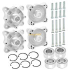 Front   Rear Wheel Hubs  bearings Studs For Polaris Rzr-800 Rzr-800-s 2008-2014