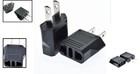 Travel Plug Adapter Set - 2 Pack  To Us Power Converter  Lightweight   Secure