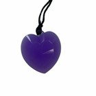 Lil Jumbl Pt005 Baby Teething Heart Pendant Necklace Bpa-free Silicone Purple