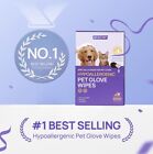 Pet Cleaning Deodorizing Bathing Wipes For Dogs   Cats  Hypoallergenic Glove