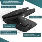 2x Car Seat Belt Adjuster Seat Belt Clamp Shoulder Clip Comfortable Accessories