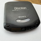 Vintage Sony Discman D-141 Portable Cd Player Mega Bass 1bit Dac Avls Black 1995
