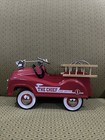 The Chief Fire Dept Red Pedal Car With Ladders Toy Vintage Very Good Condition