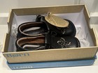 Nib Vintage Born Mary Jane Carlisle Black Leather Girls Size 8m Bt18134f New Box