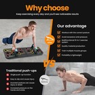 Portable 17-in-1 Push Up Board Home Gym Pushup Stand Fitness Equipment