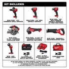 Milwaukee M18 Fuel 18v Lithium-ion Cordless Combo Kit W  2 Batteries  Charger