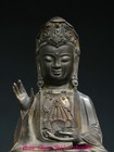 11 4  Tibet Bronze Gilt Kwan-yin Guan Yin Boddhisattva Goddess Buddha Statue