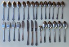 29-piece Vintage Mid-century National Stainless  costa Mesa  Flatware Lot
