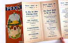 1920 s Travel Brochure  grand Hotel Perkin   China W  Bright Color Front   Back 