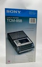 Sony Cassette Recorder player  tcm-858  W built-in-microphone - Open Box