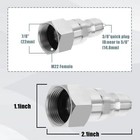 Pressure Washer Quick Connect Swivel Fitting M22 To 3 8  Quick Connect For Pr   