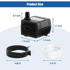 Small Fountain Pump For Water Feature  Fish Tank Indoor Or Outdoor Pond Fountain