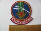 Vintage Usaf  924th  924  Air Refueling Squadron   3 5   Iron On Patch  Rare