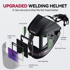 Arccaptain Auto Darkening Welding Helmet With One Size And Adjustable  Black 